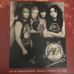 Slayer - Live Munchen, Germany 1989 Thrash Metal Double LP Vinyl Record 