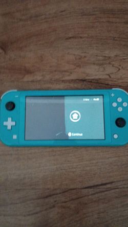 Nintendo switch lite turquoise for repair or parts