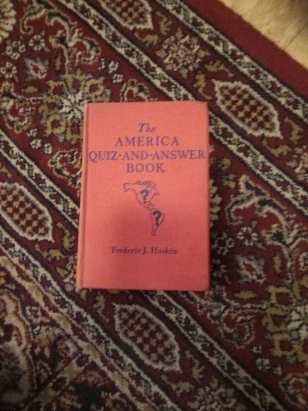 American Quiz Answer Book 1941