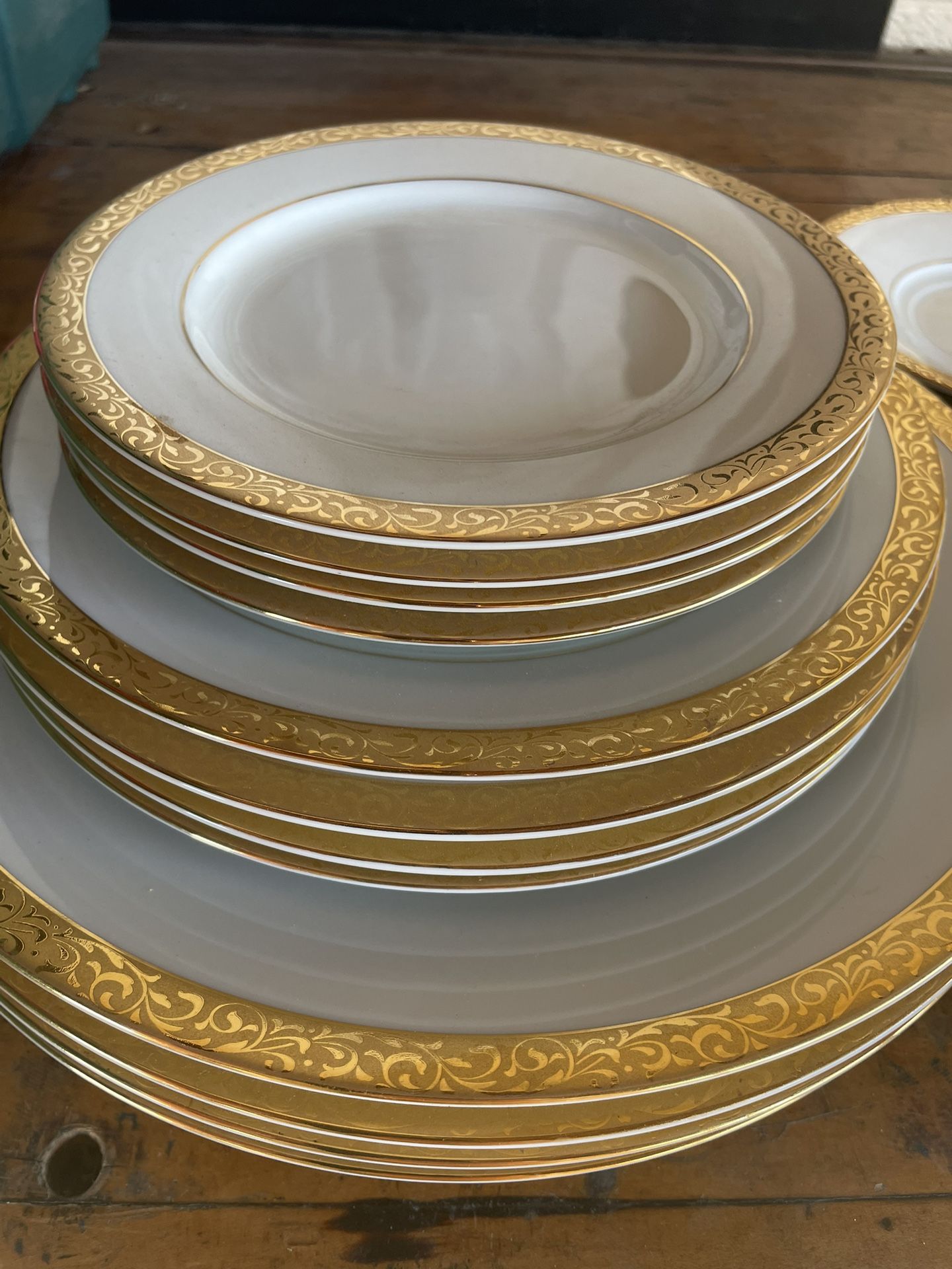 Vintage Nikko Fine China Gold Filigree
