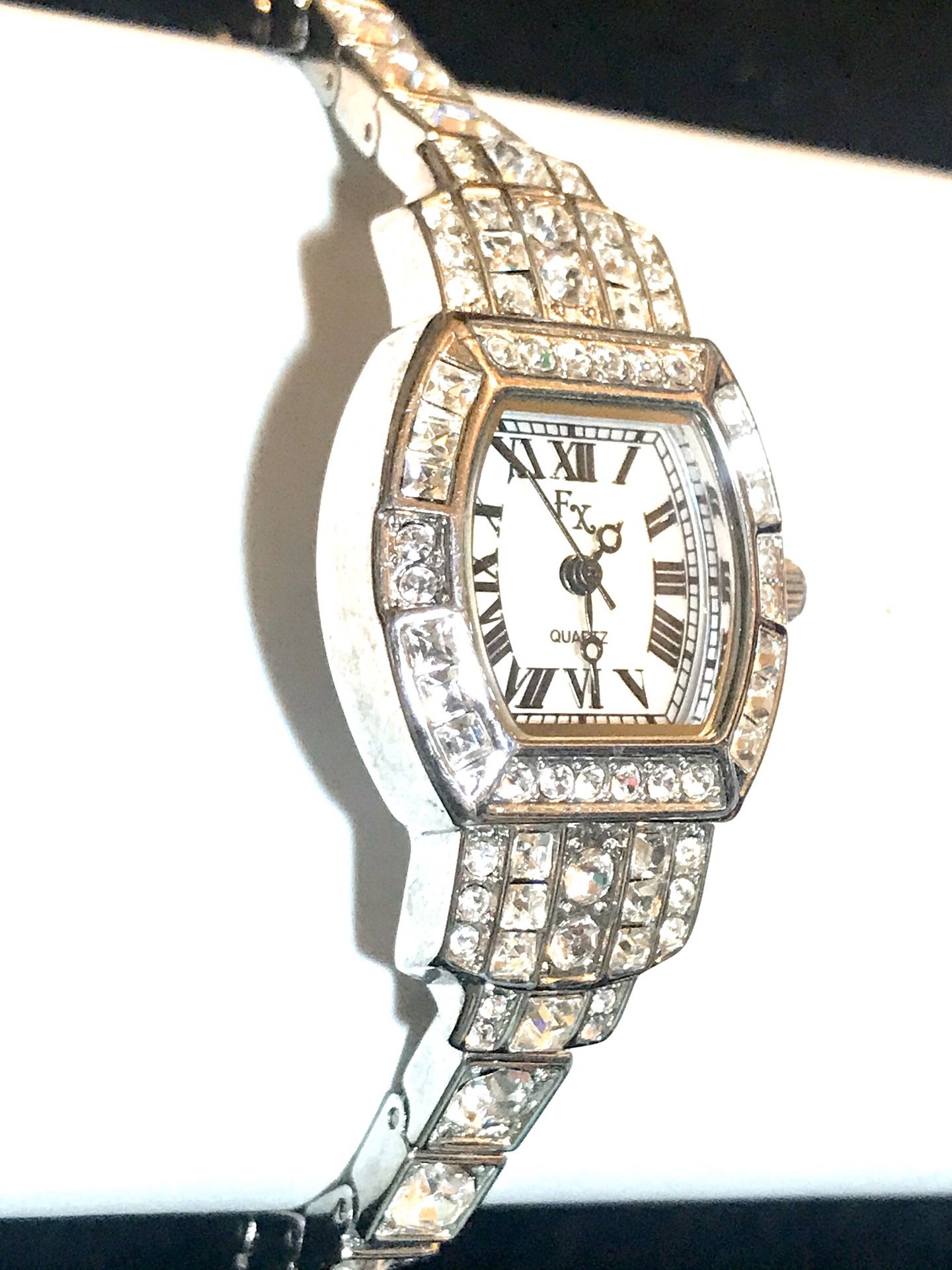 Franz Xavier Crystal Ladies Vintage Watch-Works!