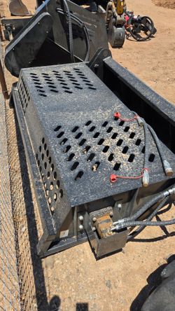 Skid Steer Rock Rake Attachment