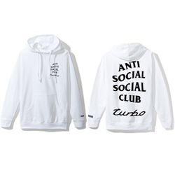 ASSC Hoodie White Size Large