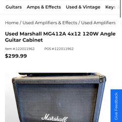 Marshall Guitar Amp