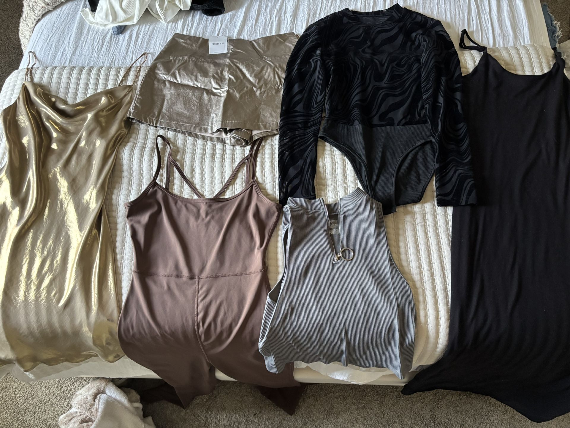 Gold Back And  Brown Cloth 