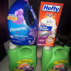 Laundry Detergent Fabric Softener 