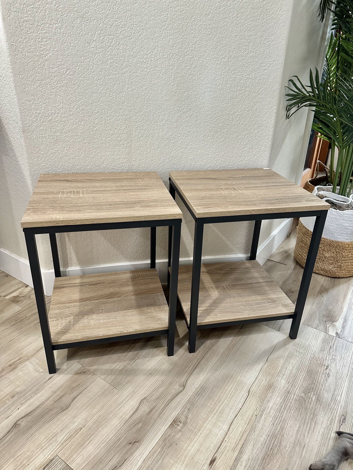 Modern Light Colored Side Tables