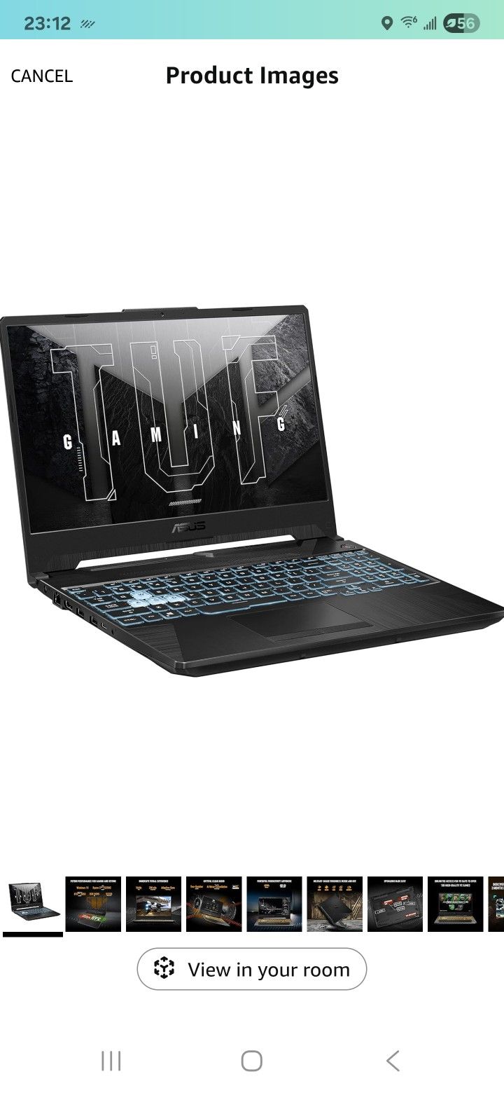 Asus TUF Gaming Laptop