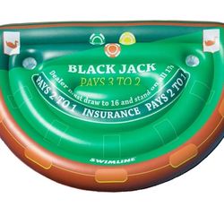 Inflatable Blackjack Table for Pool