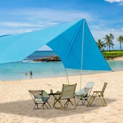 Portable Multifunctional Tent - Footprint, Traveling Awning, Rain Fly, Waterproof Shelter - Outdoor Camping Tarp & Sun Shelter for Hiking, Beach