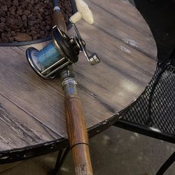 Vintage deep sea set up 6ft pole