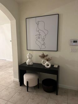 Table , frame and bench