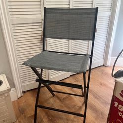 Outdoor Folding Chairs-Bar height-priced For 2