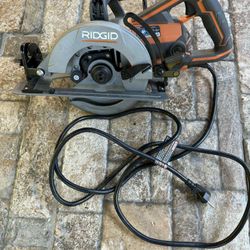 RIDGID THRUCOOL 15 Amp 7-1/4 in. Worm Drive Circular Saw
