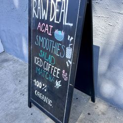 A-Frame Double Sided Sidewalk Chalkboard Sign