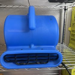 B-Air 1/4 HP Air Mover Blower Fan for Water Damage Restoration Carpet Dryer Floor Home and Plumbing Use in Blue