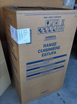 Whirlpool 30" 5.3cu.ft. 4 Burner Element Electric Range in Stainless Steel. Stove, Cooker, Electric Oven.