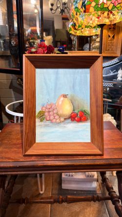 Mid Century oil on board  15 by 11