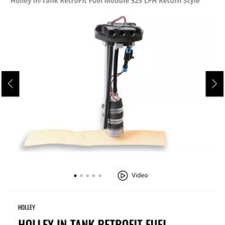Holley Intank Retrofit Fuel Module 