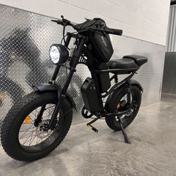 48V/750/1000W Electric E-Bike/Dual Batteries/30mph/30-60 Miles Range 