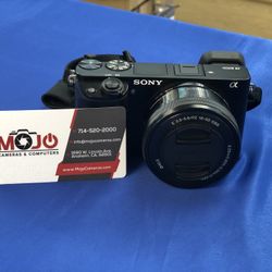 Sony A6000 W/ Kit 16-50 Lens