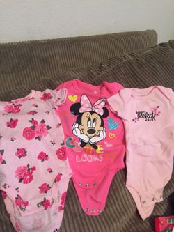 Super cute 0-3 month onesies. $1 each!