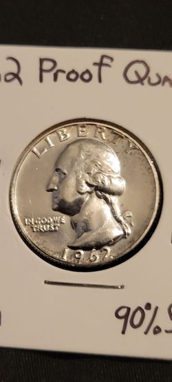 1962 Washington Silver Quarter Mirror-Like Gem Proof ✨