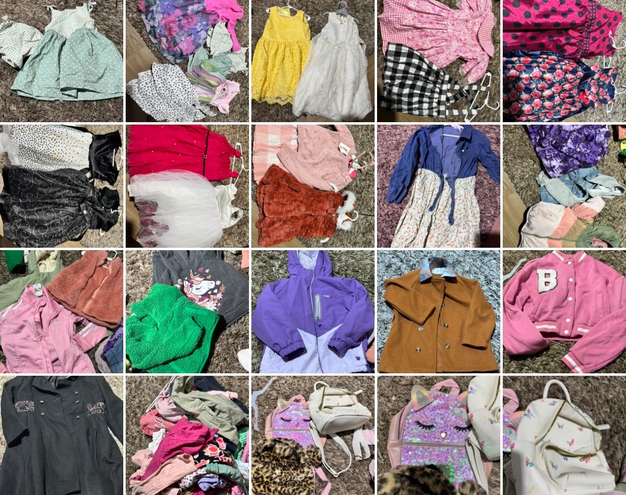 Toddler Girl Clothes (many More Included But Not Pictured)