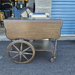 Antique English Tea Cart  $150.00 (OBO)