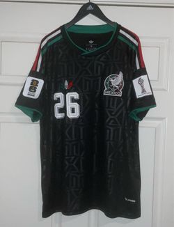 Adidas México Black FIFA World Cup B.Gutierrez Jersey Adult Men’s Medium with patches Best Seller !!