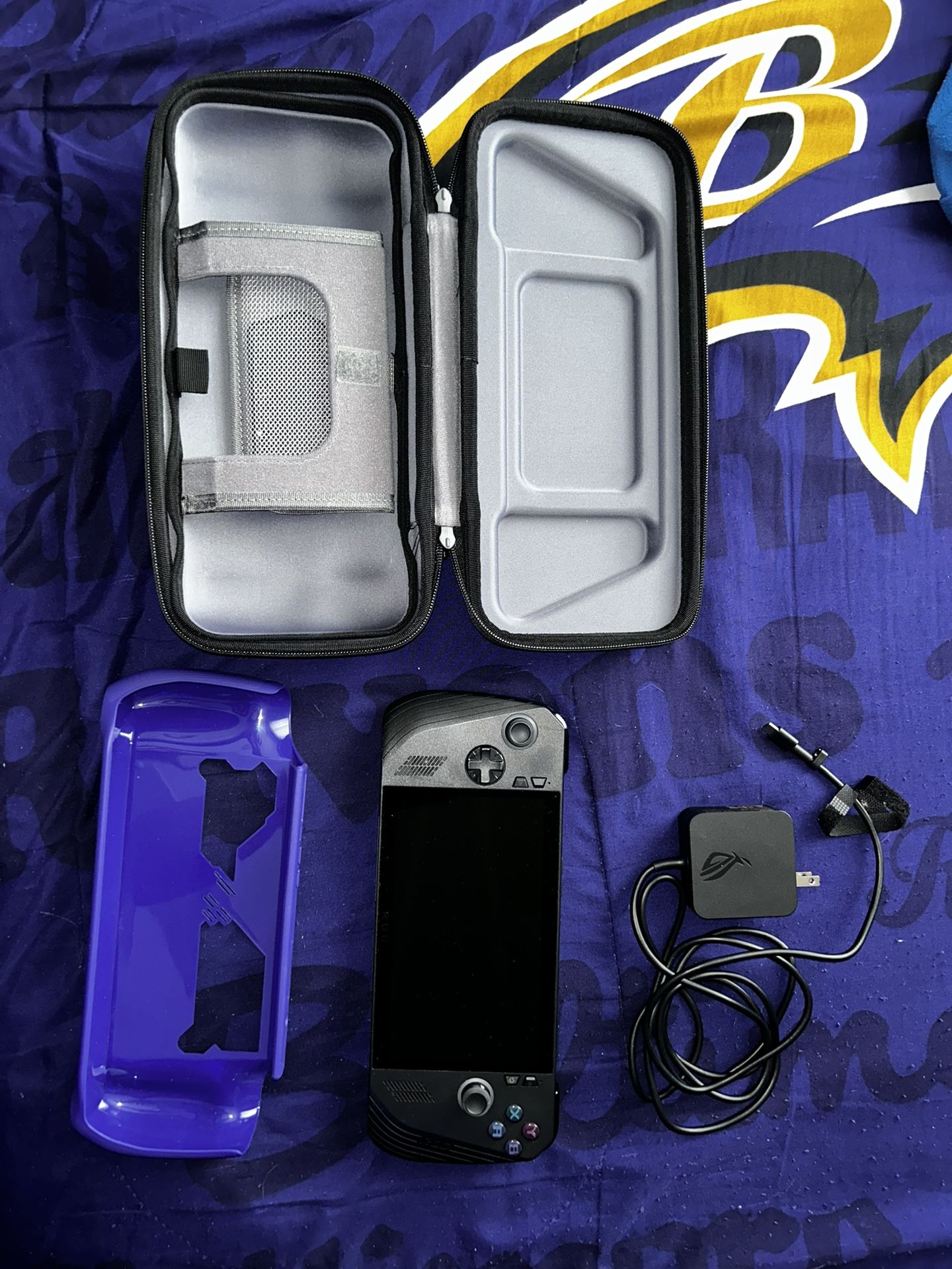 ROG ally X With Case And Bumper Case
