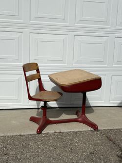 Antique School Desk