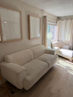 White couch