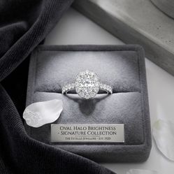 Elegant Oval Cut Diamond Engagement Ring