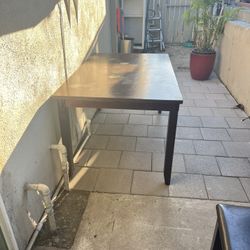 Dining Table 4 Chairs One Bench Seat