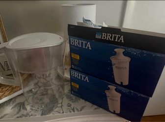 Brita Water Filter Pitcher with Replacement Filters