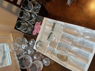 16pc Mixed Crystal Set +additonal Pieces