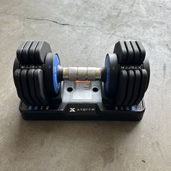XTERRA 25 lb Fitness Adjustable Workout Dumbbell (Single)