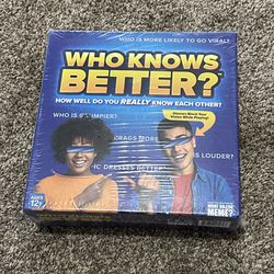 Who Knows Better? Board Game