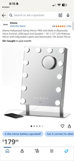 iHome Vanity mirror