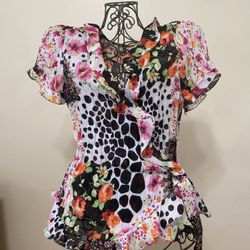 DressBran Women’s Wrap Top