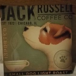 Dog With Coffee Pic 