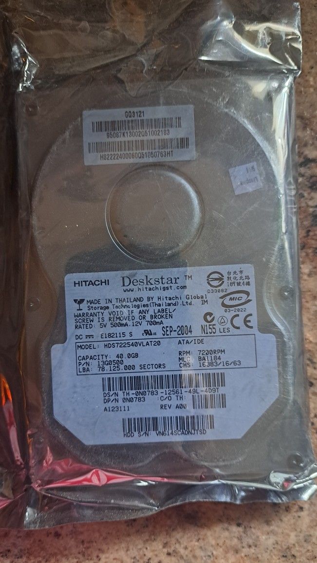Brand New Hard Drives.
