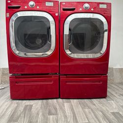 LG washer and gas dryer
