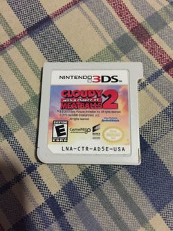 Nintendo 3ds game Cloudy with a chance of meatballs 2