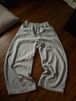 Grey sweatpants