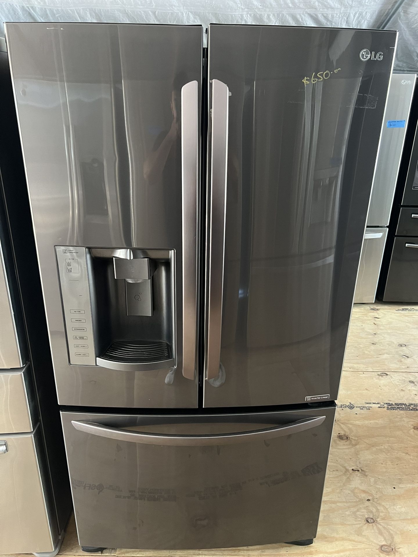 Lg French Door Refrigerator   60 day warranty/ Located at:📍5415 Carmack Rd Tampa Fl 33610📍