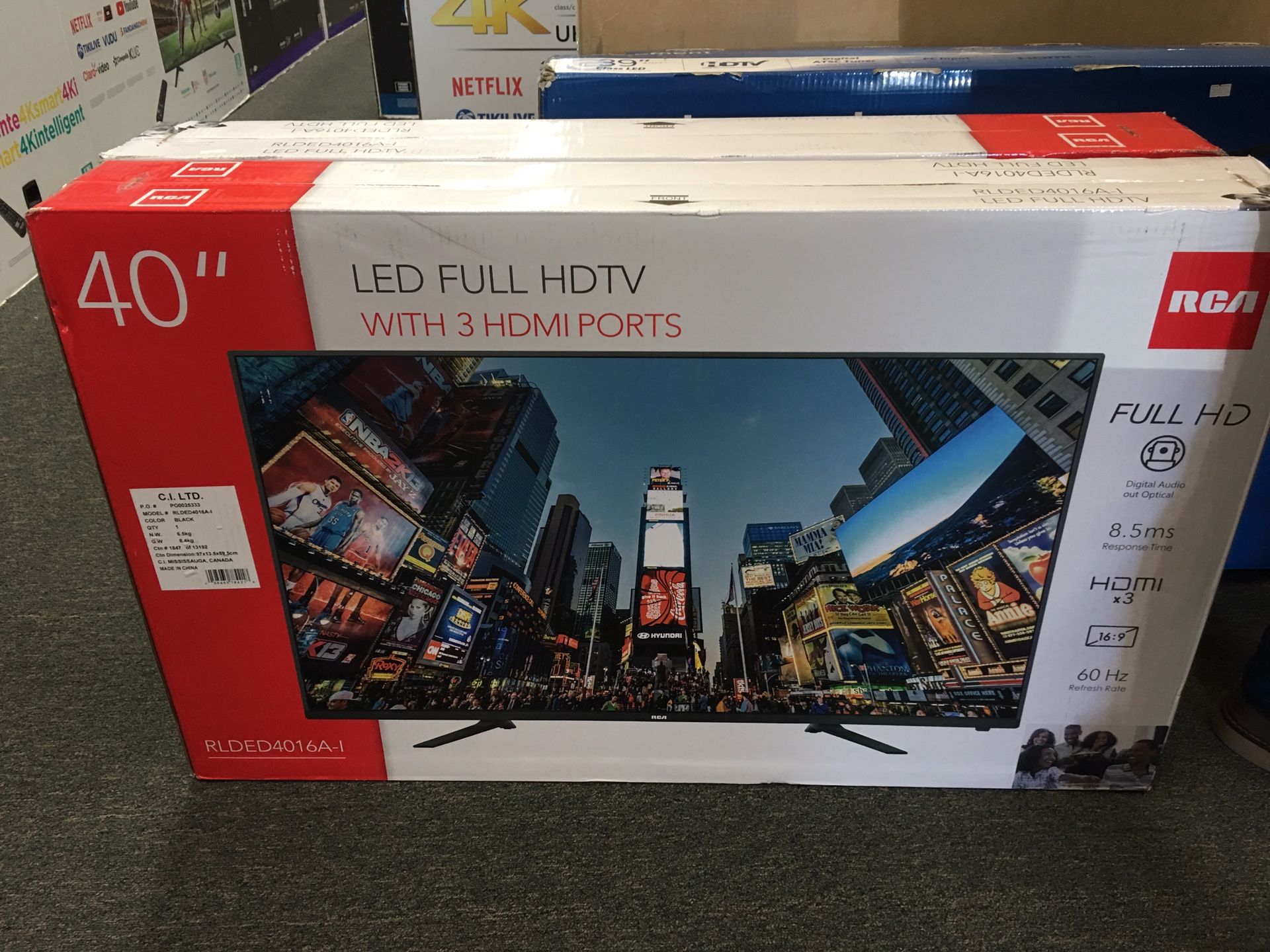 40” new Led