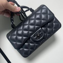Chanel Classic Flap in Black Lambskin