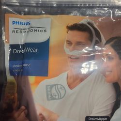 Phillips under the nose nasal mask and 6ft CPAP tube still in the bag